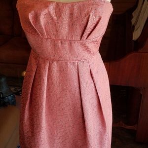BCBG Pink and Silver cocktail dress size 4